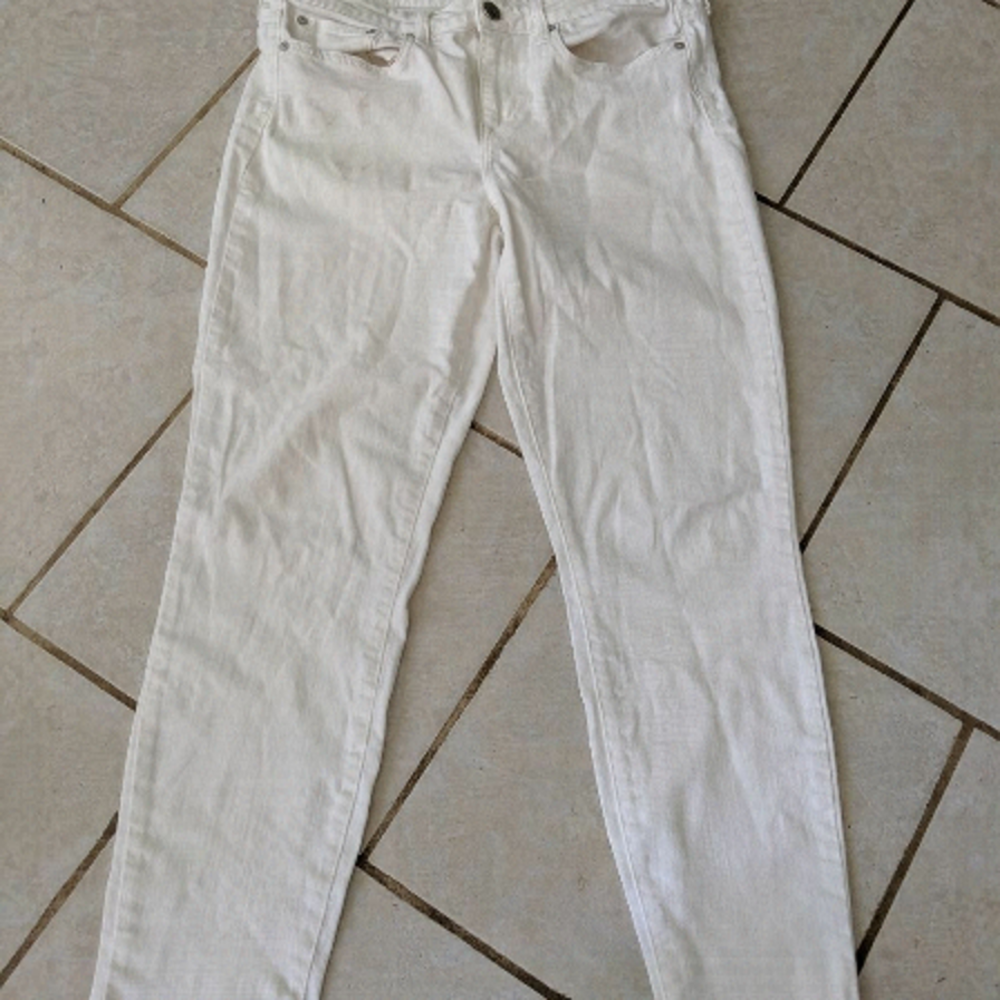 VINCE . - Dylan skinny white jeans
